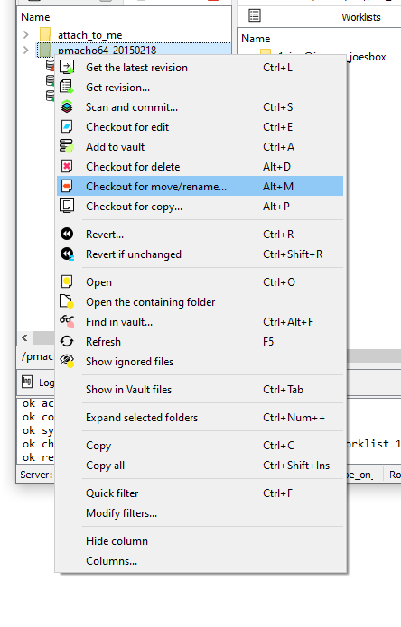 Renaming a directory